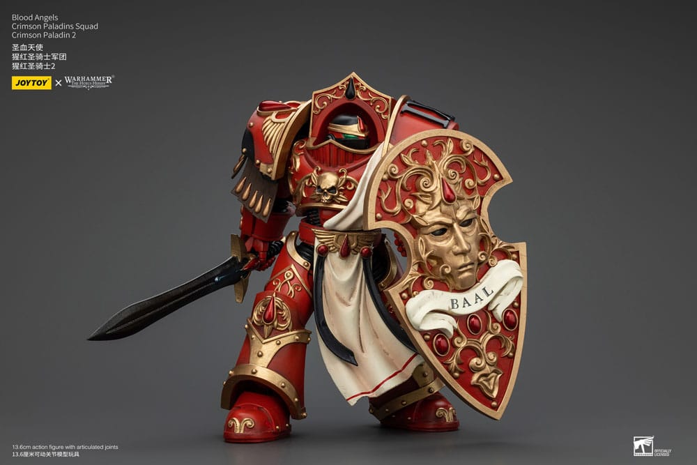 Warhammer The Horus Heresy Actionfigur 1/18 Blood Angels Crimson Paladins Squad Crimson Paladin 2 14 cm Image 6