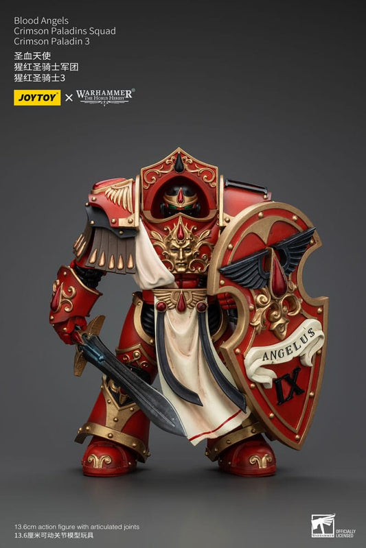 Warhammer The Horus Heresy Actionfigur 1/18 Blood Angels Crimson Paladins Squad Crimson Paladin 3 14 cm Image 1