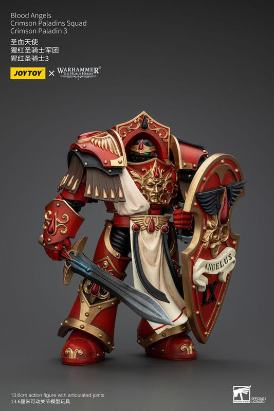 Warhammer The Horus Heresy Actionfigur 1/18 Blood Angels Crimson Paladins Squad Crimson Paladin 3 14 cm Image 2