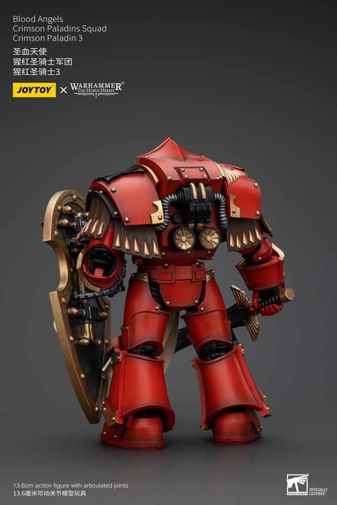 Warhammer The Horus Heresy Actionfigur 1/18 Blood Angels Crimson Paladins Squad Crimson Paladin 3 14 cm Image 3