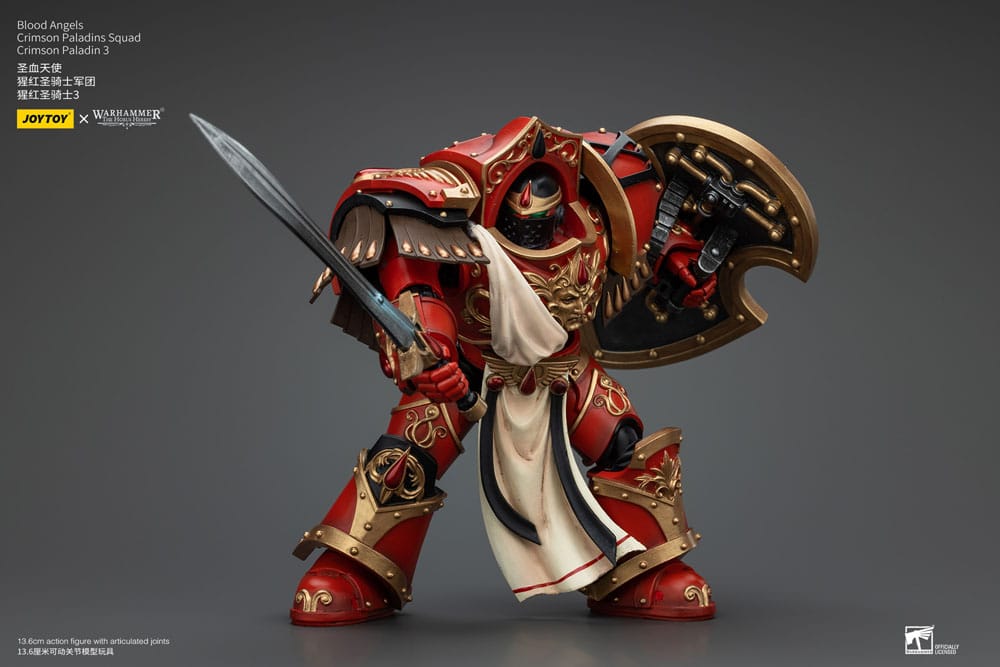 Warhammer The Horus Heresy Actionfigur 1/18 Blood Angels Crimson Paladins Squad Crimson Paladin 3 14 cm Image 6