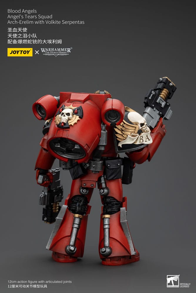 Warhammer The Horus Heresy Actionfigur 1/18 Blood Angels Angel's Tears Squad Arch-Erelim with Volkite Serpentas 12 cm Image 2