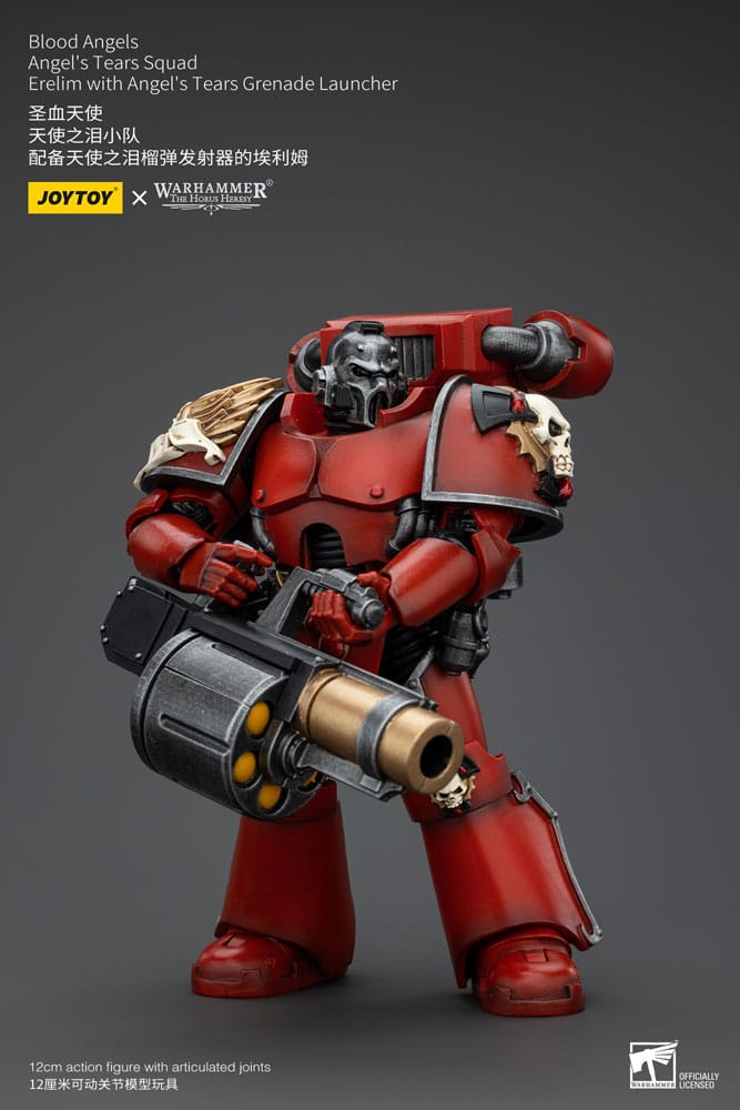 Warhammer The Horus Heresy Actionfigur 1/18 Blood Angels Angel's Tears Squad Erelim with Angel's Tears Grenade Launcher 12 cm Image 1