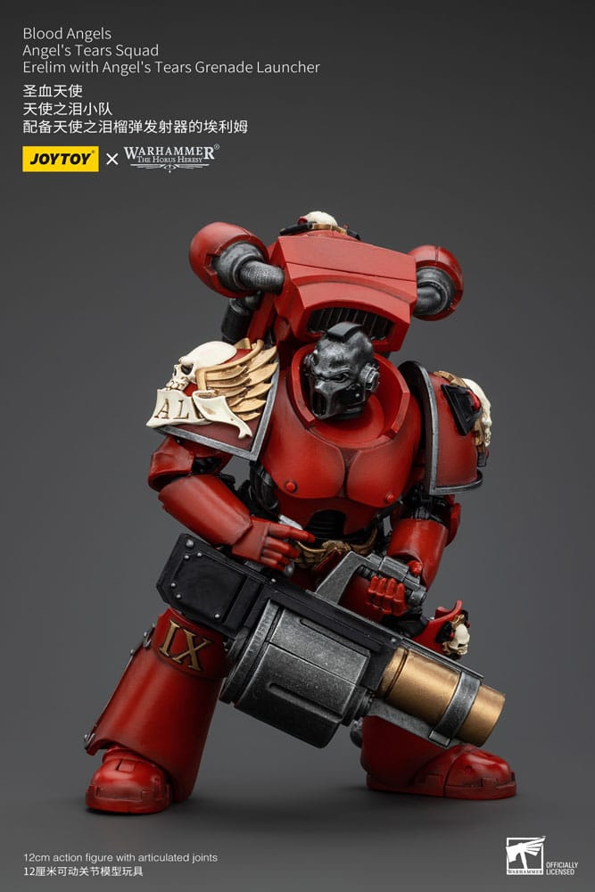 Warhammer The Horus Heresy Actionfigur 1/18 Blood Angels Angel's Tears Squad Erelim with Angel's Tears Grenade Launcher 12 cm Image 3