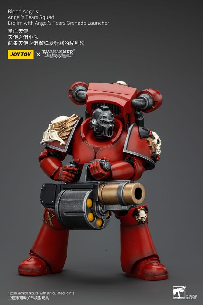 Warhammer The Horus Heresy Actionfigur 1/18 Blood Angels Angel's Tears Squad Erelim with Angel's Tears Grenade Launcher 12 cm Image 4