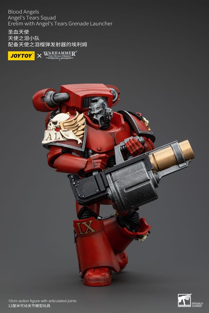 Warhammer The Horus Heresy Actionfigur 1/18 Blood Angels Angel's Tears Squad Erelim with Angel's Tears Grenade Launcher 12 cm Image 5