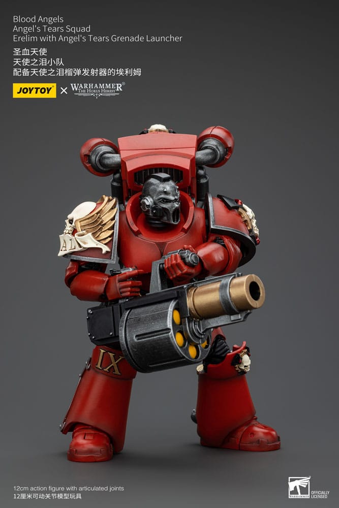 Warhammer The Horus Heresy Actionfigur 1/18 Blood Angels Angel's Tears Squad Erelim with Angel's Tears Grenade Launcher 12 cm Image 7