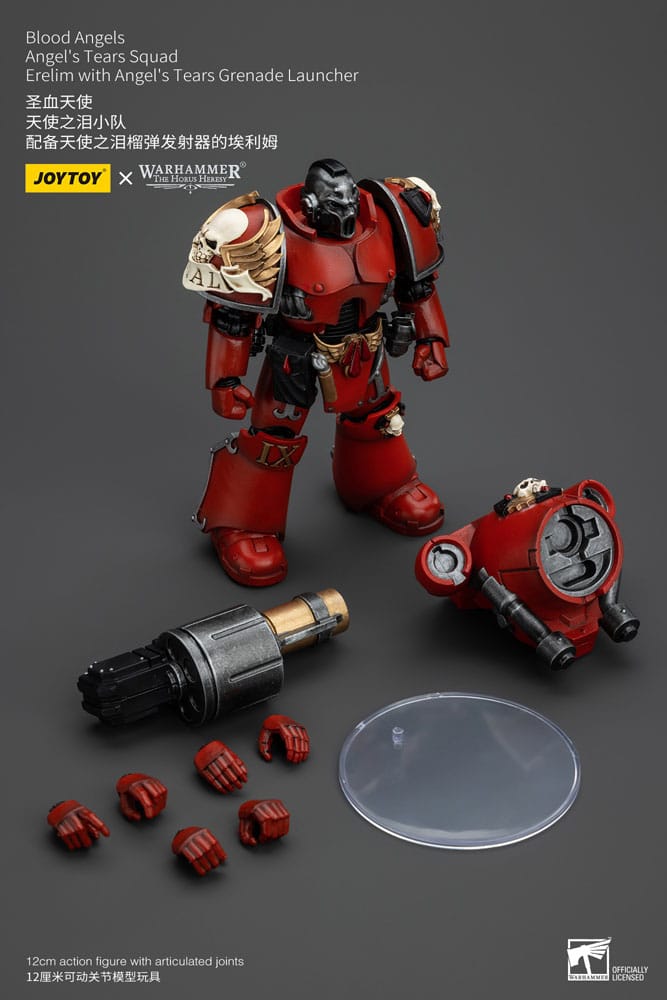 Warhammer The Horus Heresy Actionfigur 1/18 Blood Angels Angel's Tears Squad Erelim with Angel's Tears Grenade Launcher 12 cm Image 8