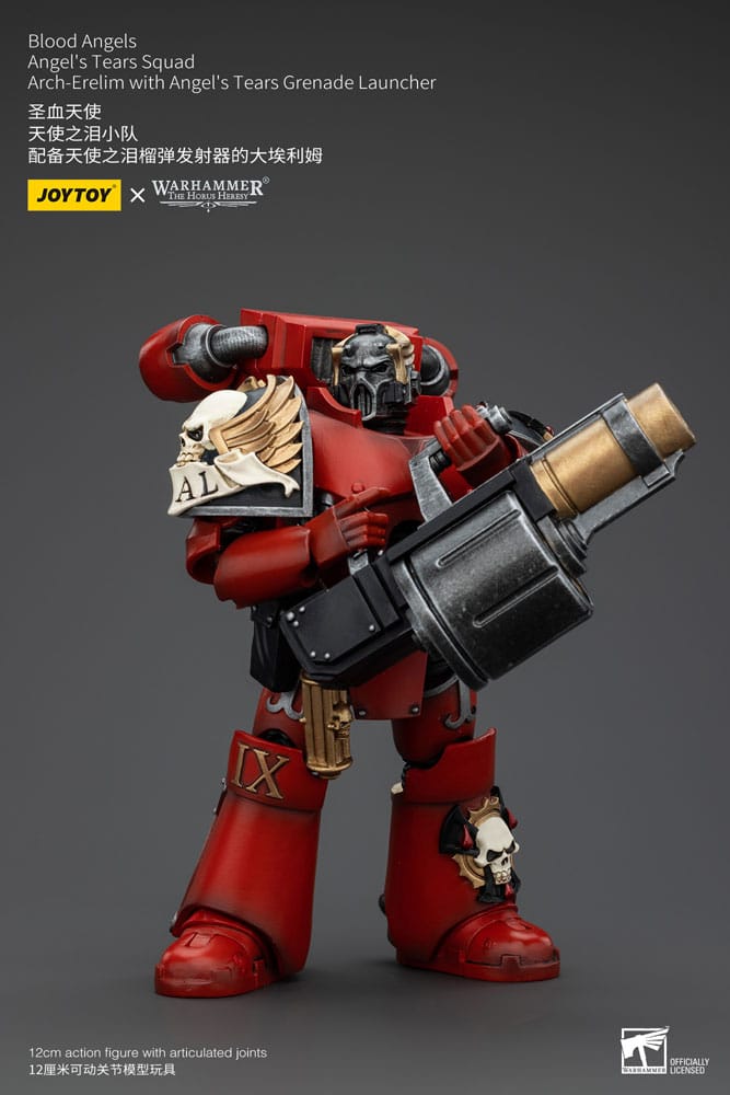 Warhammer The Horus Heresy Actionfigur 1/18 Blood Angels Angel's Tears Squad Arch-Erelim with Angel's Tears Grenade Launcher 12 cm Image 1