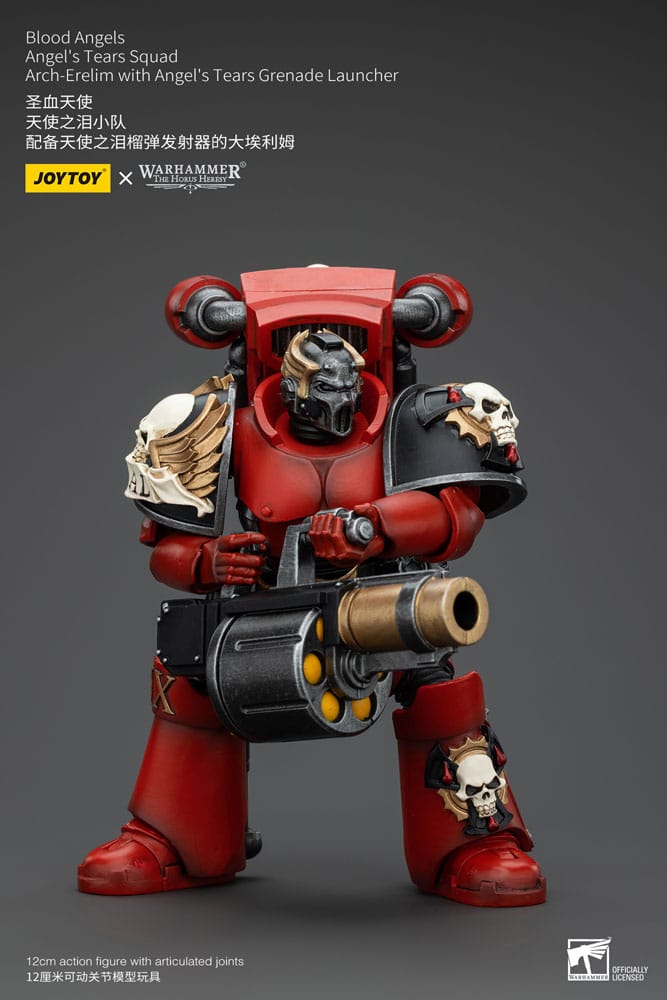 Warhammer The Horus Heresy Actionfigur 1/18 Blood Angels Angel's Tears Squad Arch-Erelim with Angel's Tears Grenade Launcher 12 cm Image 3