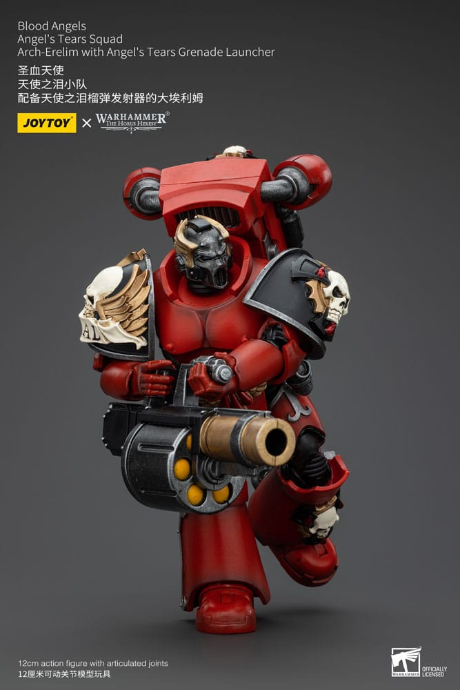 Warhammer The Horus Heresy Actionfigur 1/18 Blood Angels Angel's Tears Squad Arch-Erelim with Angel's Tears Grenade Launcher 12 cm Image 4