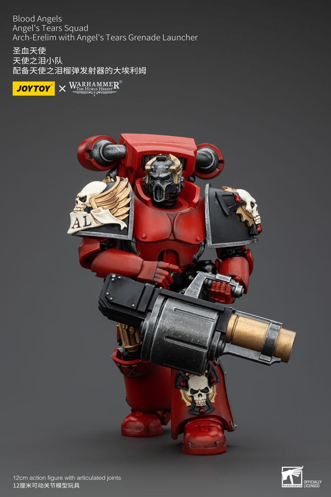 Warhammer The Horus Heresy Actionfigur 1/18 Blood Angels Angel's Tears Squad Arch-Erelim with Angel's Tears Grenade Launcher 12 cm Image 6
