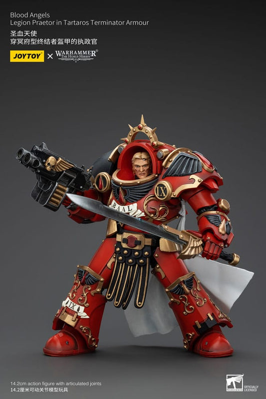 Warhammer The Horus Heresy Actionfigur 1/18 Blood Angels Legion Praetor in Tartaros Terminator Armour 14 cm Image 1