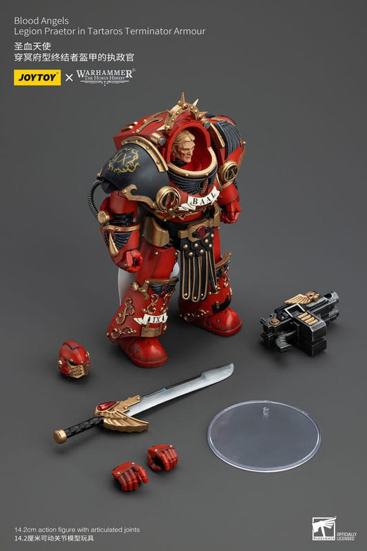 Warhammer The Horus Heresy Actionfigur 1/18 Blood Angels Legion Praetor in Tartaros Terminator Armour 14 cm Image 2