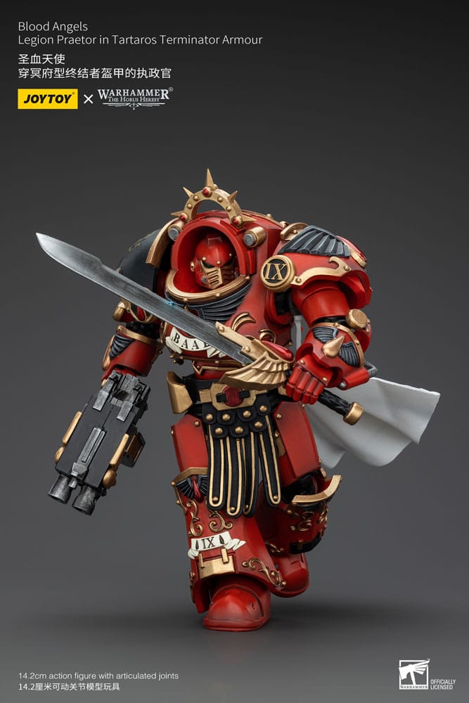 Warhammer The Horus Heresy Actionfigur 1/18 Blood Angels Legion Praetor in Tartaros Terminator Armour 14 cm Image 4