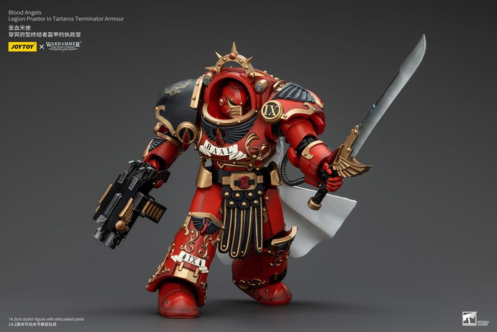 Warhammer The Horus Heresy Actionfigur 1/18 Blood Angels Legion Praetor in Tartaros Terminator Armour 14 cm Image 5