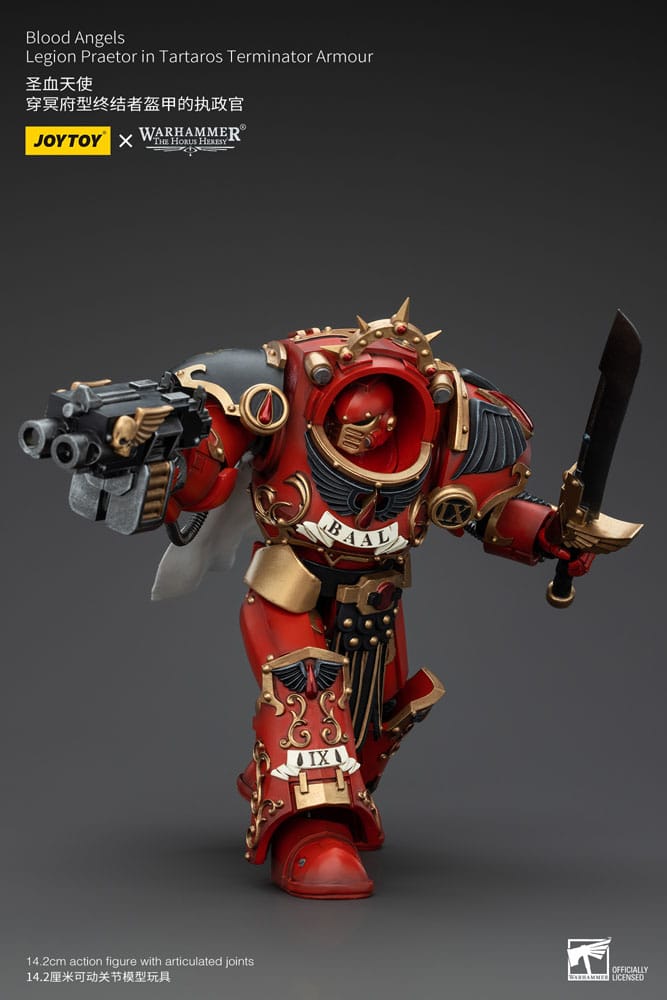 Warhammer The Horus Heresy Actionfigur 1/18 Blood Angels Legion Praetor in Tartaros Terminator Armour 14 cm Image 6