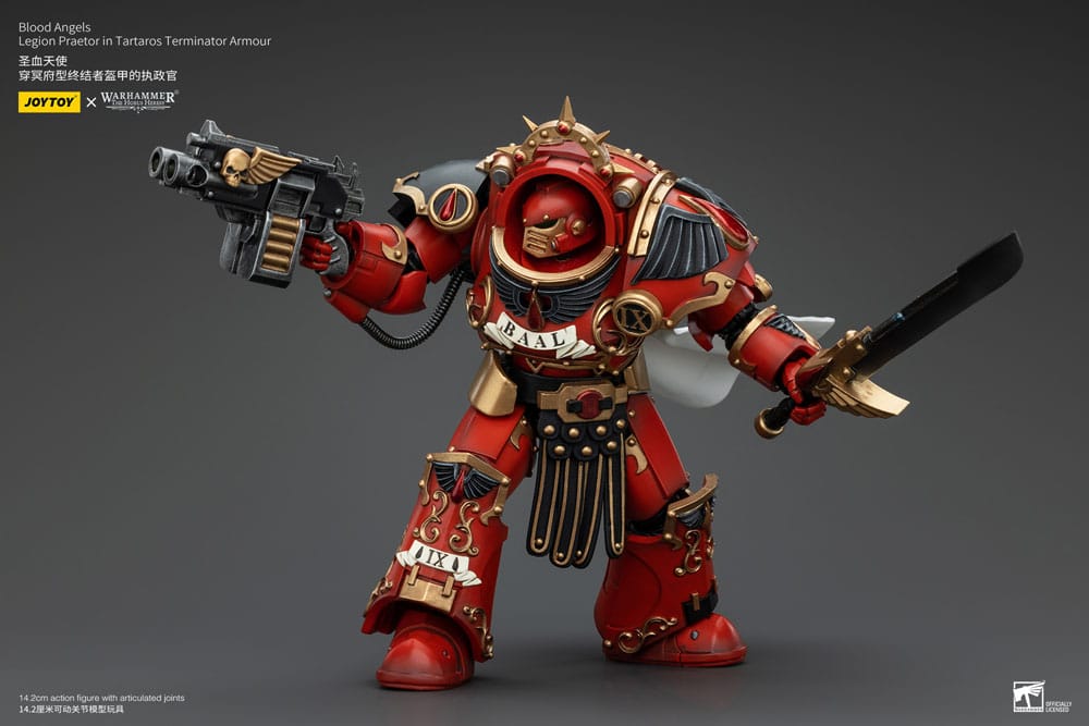 Warhammer The Horus Heresy Actionfigur 1/18 Blood Angels Legion Praetor in Tartaros Terminator Armour 14 cm Image 7