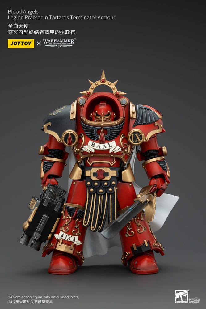 Warhammer The Horus Heresy Actionfigur 1/18 Blood Angels Legion Praetor in Tartaros Terminator Armour 14 cm Image 8