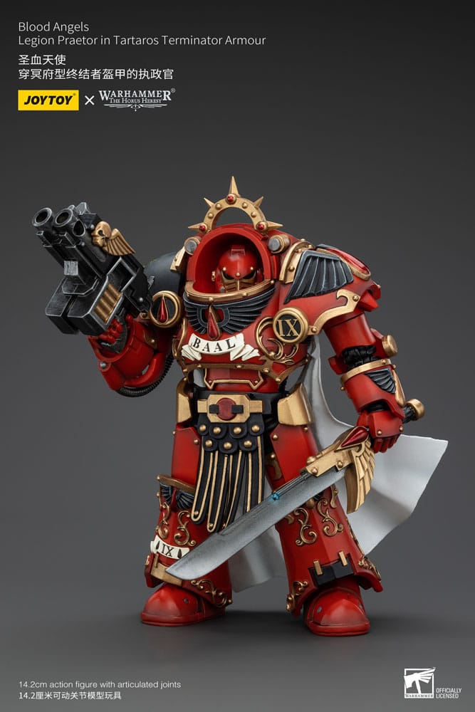 Warhammer The Horus Heresy Actionfigur 1/18 Blood Angels Legion Praetor in Tartaros Terminator Armour 14 cm Image 9