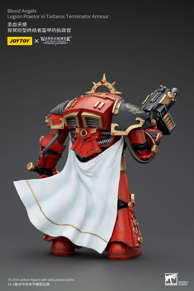 Warhammer The Horus Heresy Actionfigur 1/18 Blood Angels Legion Praetor in Tartaros Terminator Armour 14 cm Image 10