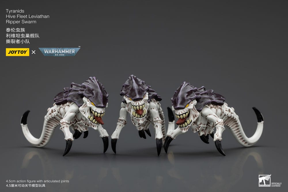 Warhammer 40k Actionfigur 1/18 Tyranids Hive Fleet Leviathan Ripper 5 cm Image 8