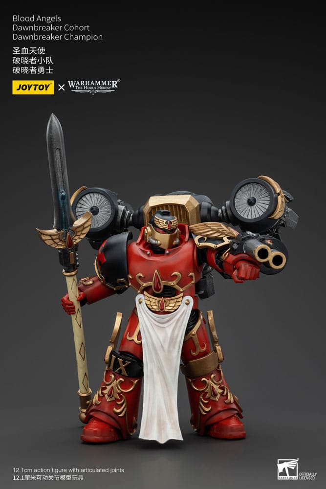 Warhammer The Horus Heresy Actionfigur 1/18 Blood Angels Dawnbreaker Cohort Dawnbreaker Champion 13 cm Image 4