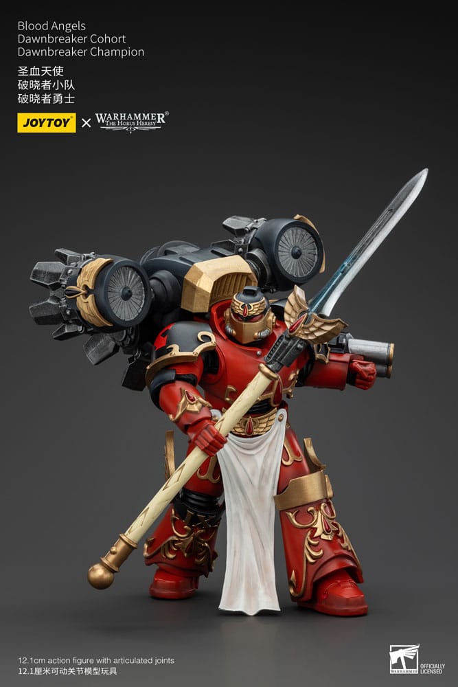 Warhammer The Horus Heresy Actionfigur 1/18 Blood Angels Dawnbreaker Cohort Dawnbreaker Champion 13 cm Image 5