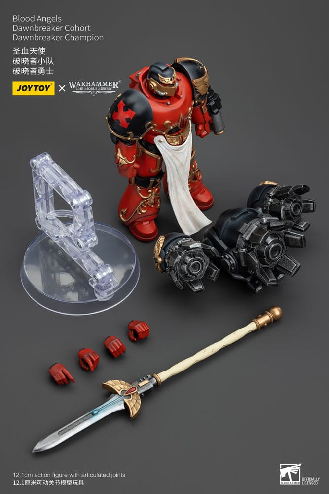 Warhammer The Horus Heresy Actionfigur 1/18 Blood Angels Dawnbreaker Cohort Dawnbreaker Champion 13 cm Image 8