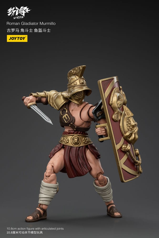 Strife Actionfigur 1/18 Roman Gladiator Murmillo 11 cm Image 4
