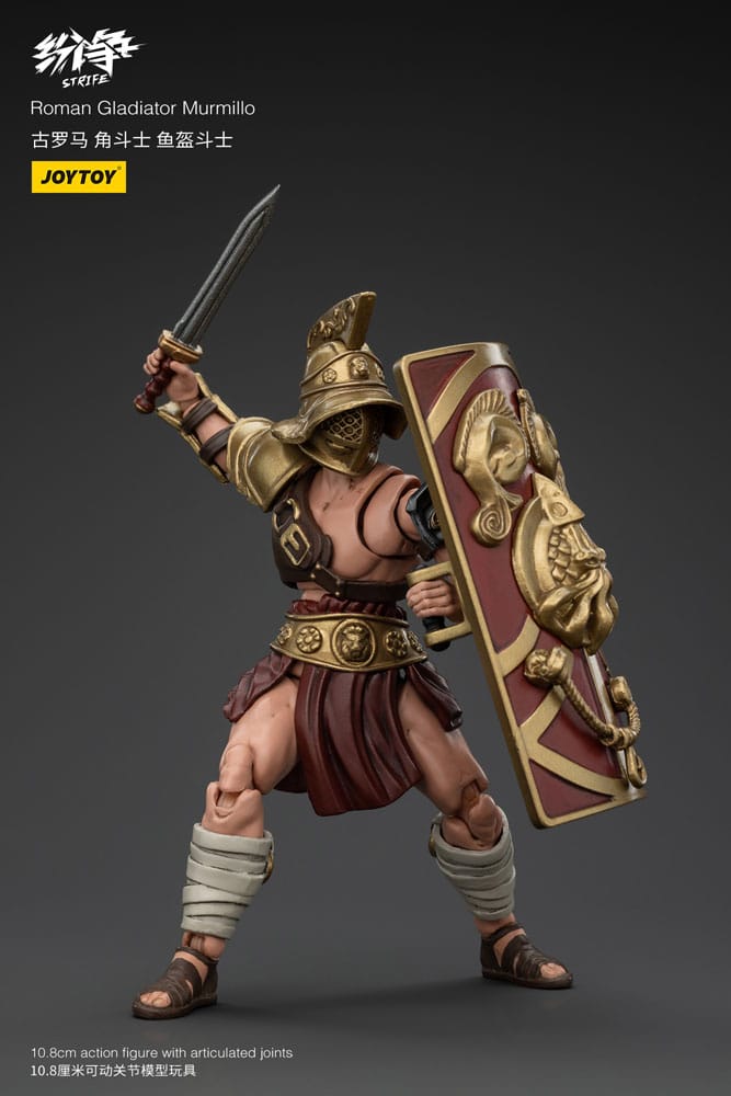 Strife Actionfigur 1/18 Roman Gladiator Murmillo 11 cm Image 5