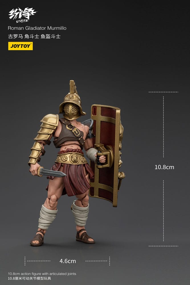 Strife Actionfigur 1/18 Roman Gladiator Murmillo 11 cm Image 8