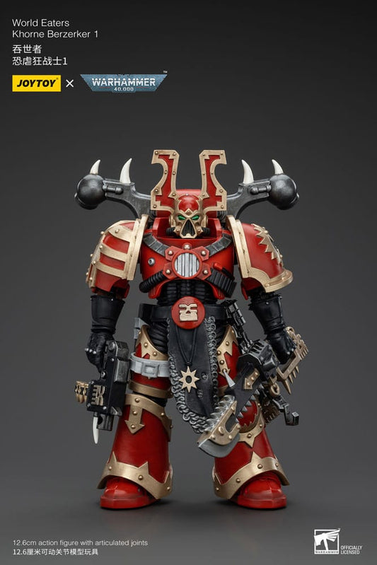 Warhammer 40k Actionfigur 1/18 World Eaters Khorne Berzerker 1 13 cm Image 1