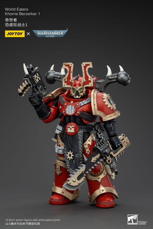 Warhammer 40k Actionfigur 1/18 World Eaters Khorne Berzerker 1 13 cm Image 2