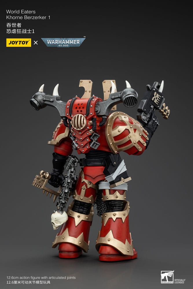 Warhammer 40k Actionfigur 1/18 World Eaters Khorne Berzerker 1 13 cm Image 3
