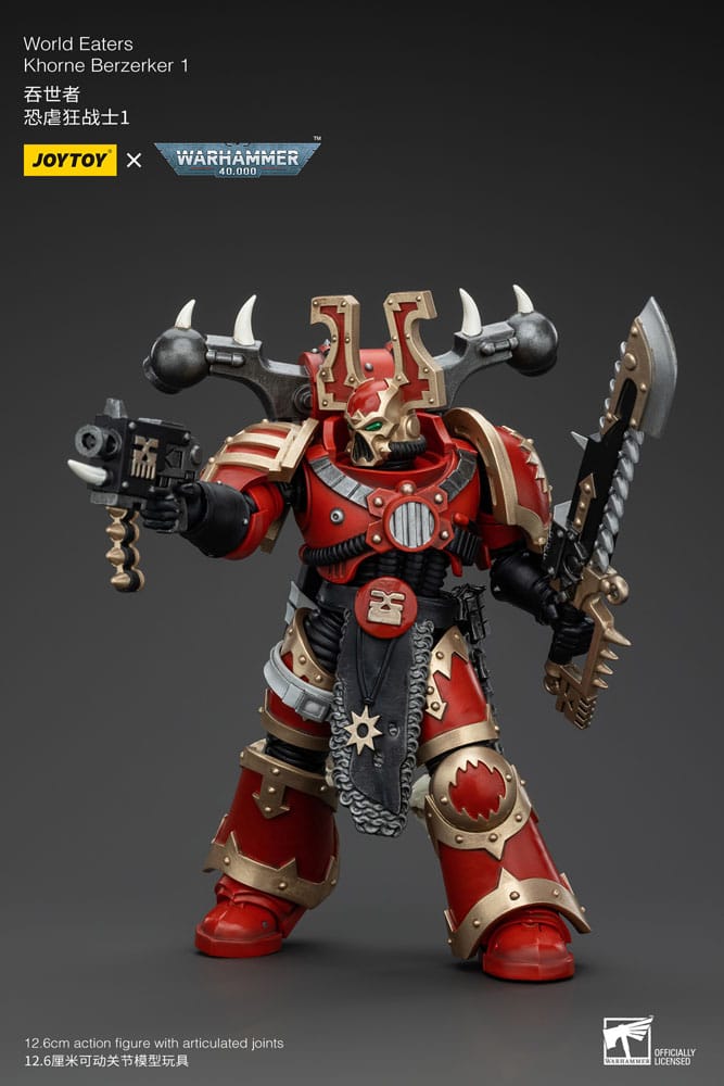 Warhammer 40k Actionfigur 1/18 World Eaters Khorne Berzerker 1 13 cm Image 5