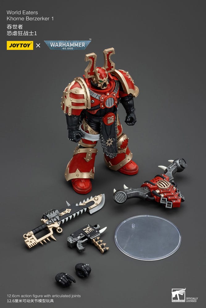 Warhammer 40k Actionfigur 1/18 World Eaters Khorne Berzerker 1 13 cm Image 7