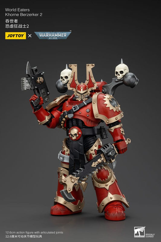 Warhammer 40k Actionfigur 1/18 World Eaters Khorne Berzerker 2 13 cm Image 2