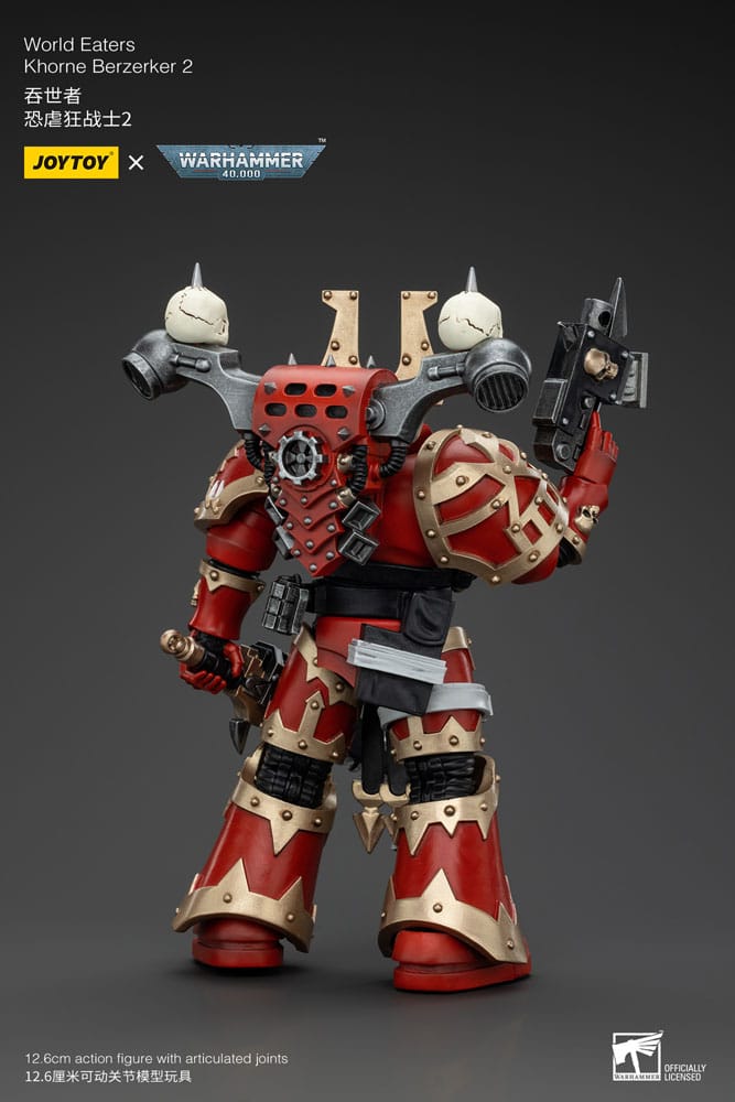 Warhammer 40k Actionfigur 1/18 World Eaters Khorne Berzerker 2 13 cm Image 3