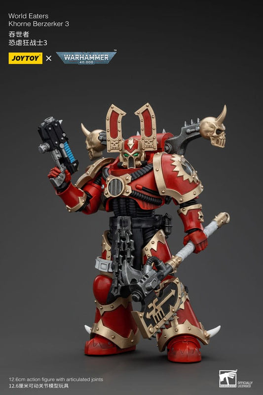 Warhammer 40k Actionfigur 1/18 World Eaters Khorne Berzerker 3 13 cm Image 2
