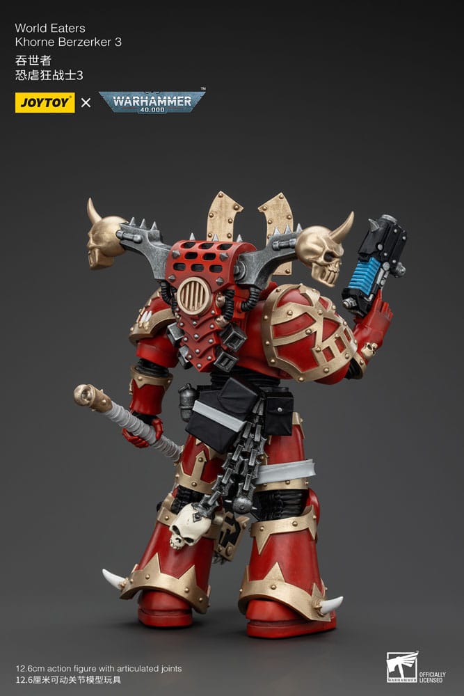Warhammer 40k Actionfigur 1/18 World Eaters Khorne Berzerker 3 13 cm Image 3