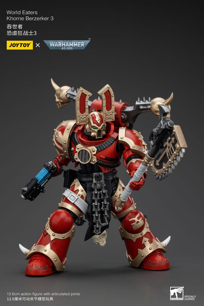 Warhammer 40k Actionfigur 1/18 World Eaters Khorne Berzerker 3 13 cm Image 5