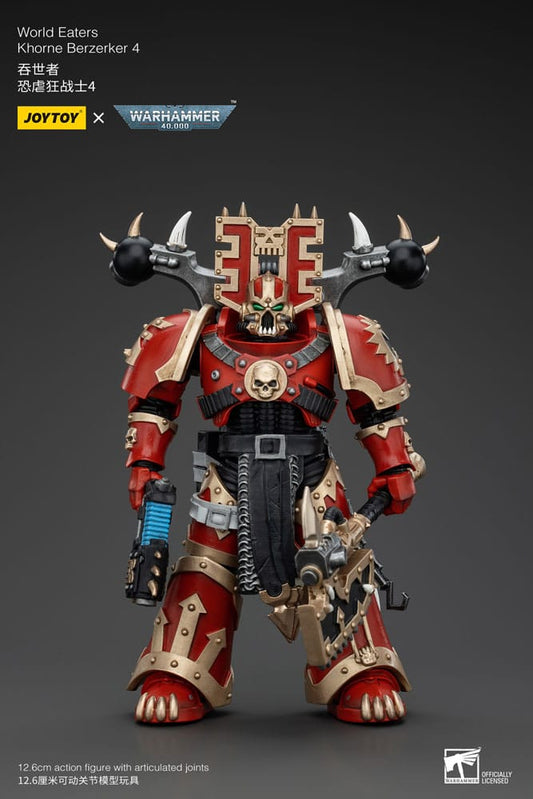 Warhammer 40k Actionfigur 1/18 World Eaters Khorne Berzerker 4 13 cm Image 1