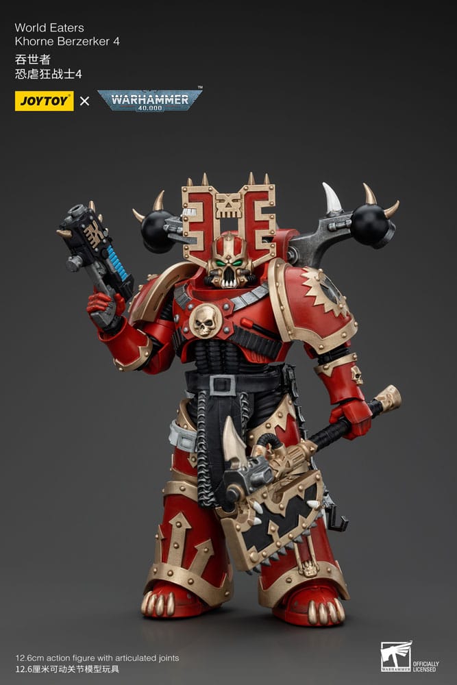 Warhammer 40k Actionfigur 1/18 World Eaters Khorne Berzerker 4 13 cm Image 2