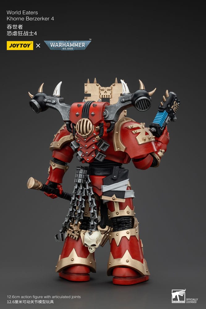 Warhammer 40k Actionfigur 1/18 World Eaters Khorne Berzerker 4 13 cm Image 3