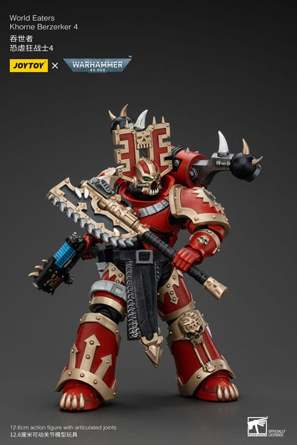 Warhammer 40k Actionfigur 1/18 World Eaters Khorne Berzerker 4 13 cm Image 4