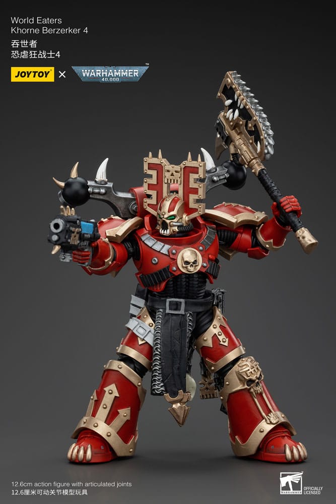 Warhammer 40k Actionfigur 1/18 World Eaters Khorne Berzerker 4 13 cm Image 5