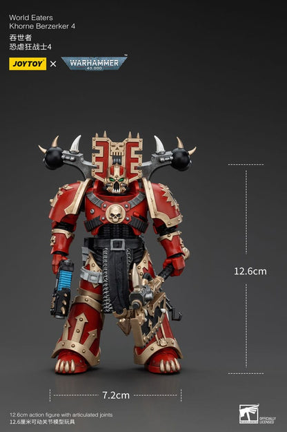 Warhammer 40k Actionfigur 1/18 World Eaters Khorne Berzerker 4 13 cm Image 6