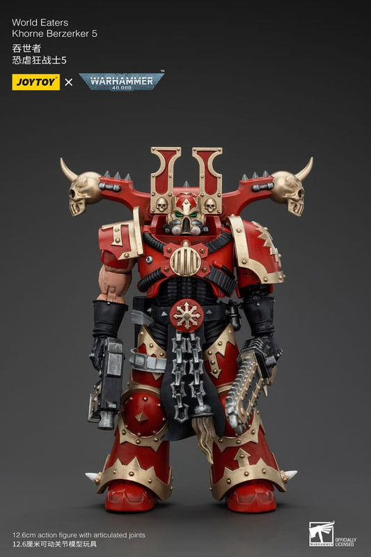 Warhammer 40k Actionfigur 1/18 World Eaters Khorne Berzerker 5 13 cm Image 1