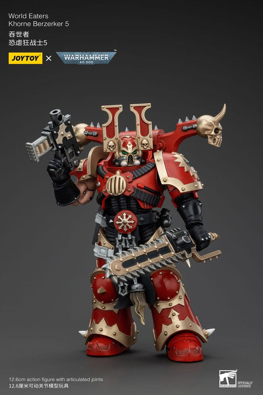Warhammer 40k Actionfigur 1/18 World Eaters Khorne Berzerker 5 13 cm Image 2